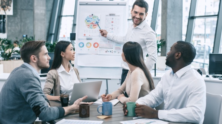 Business analytics visualization