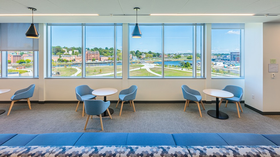 Photo of Pedestrian Bridge from Student Space