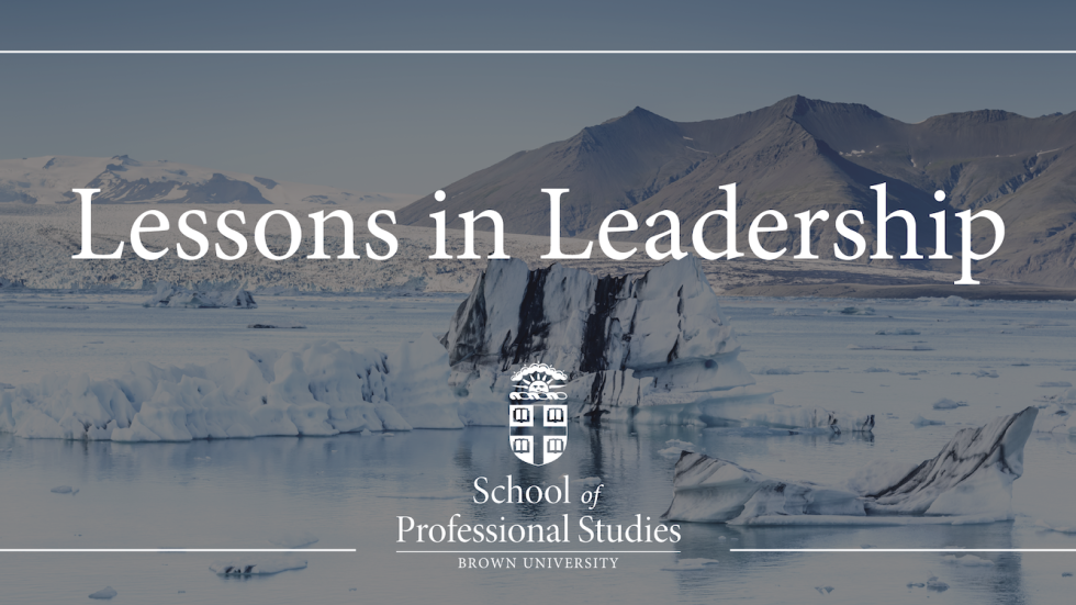 lessons in leadership title card