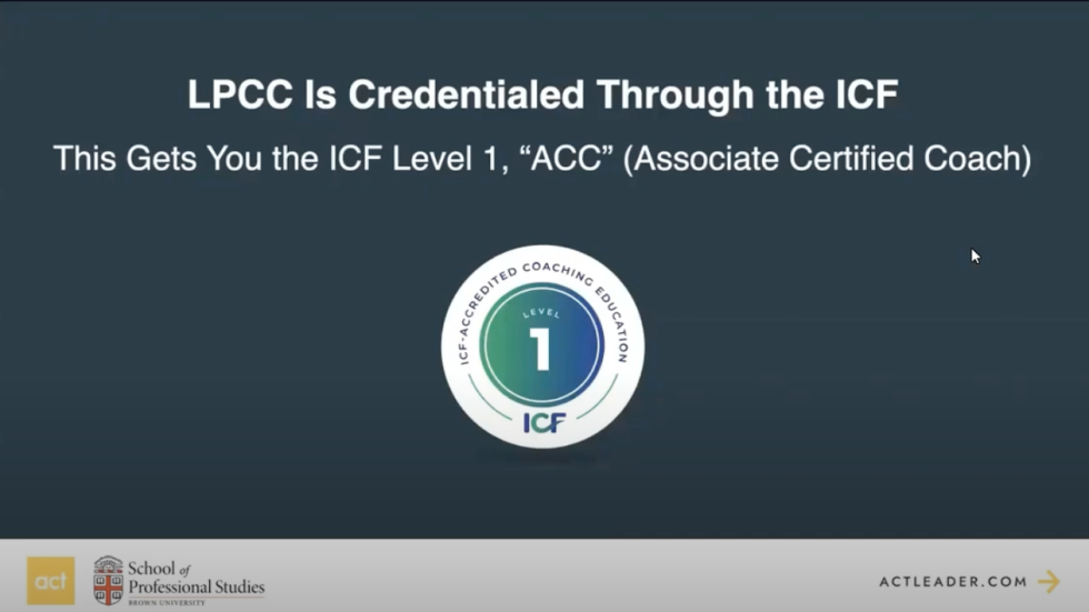 Screenshot from ACT Leadership video
